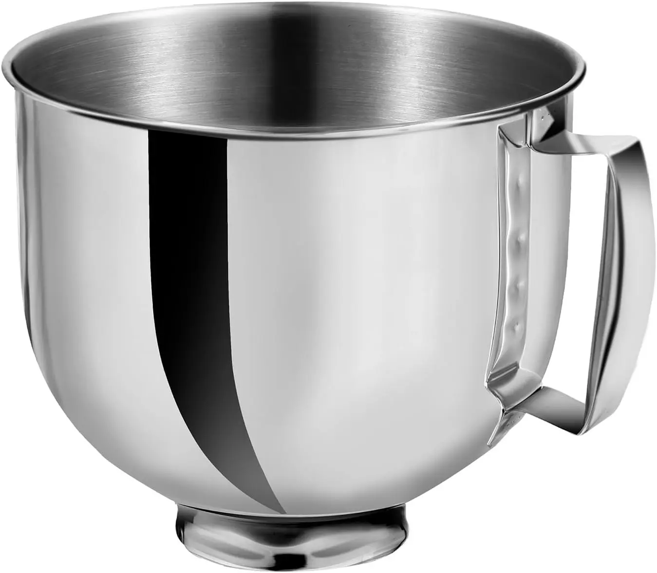 5.5 QT Stainless Steel Stand Mixer Bowl For KitchenAid Artisian&Classic Stand Mixeres, Replacement Bowl For KitchenAid Mixers