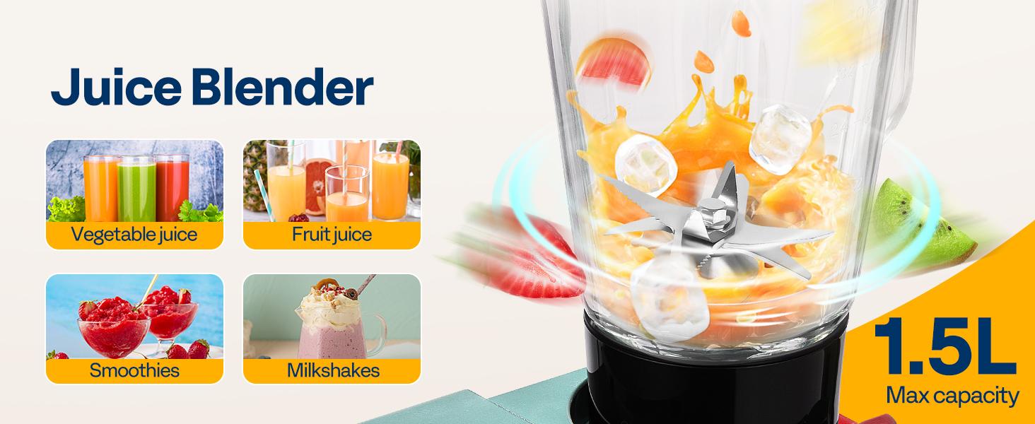 VIVOHOME Multifunctional Stand Mixer, Kitchen Electric Blender, Household Food Mixer for Baking, Bread, and Cakes, with Dough Hook, Beater, Whisk, and Splash Guard VIVOHOME Multifunctional Stand Mixer, Kitchen Electric Blender, Household Food Mixer for Baking, Bread, and Cakes, with Dough Hook, Beater, Whisk, and Splash Guard