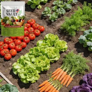 Ultimate Vegetable Seed Vault Pack – 35 Popular Varieties for Self-Reliance Gardening – Suitable for Balcony, Yard, Patio, or Emergency Food Security Planning