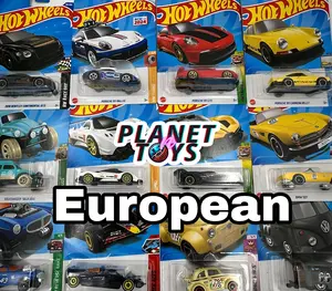 Hot Wheels European Cars – 1:64 Diecast | BMW, Audi, Mercedes & More