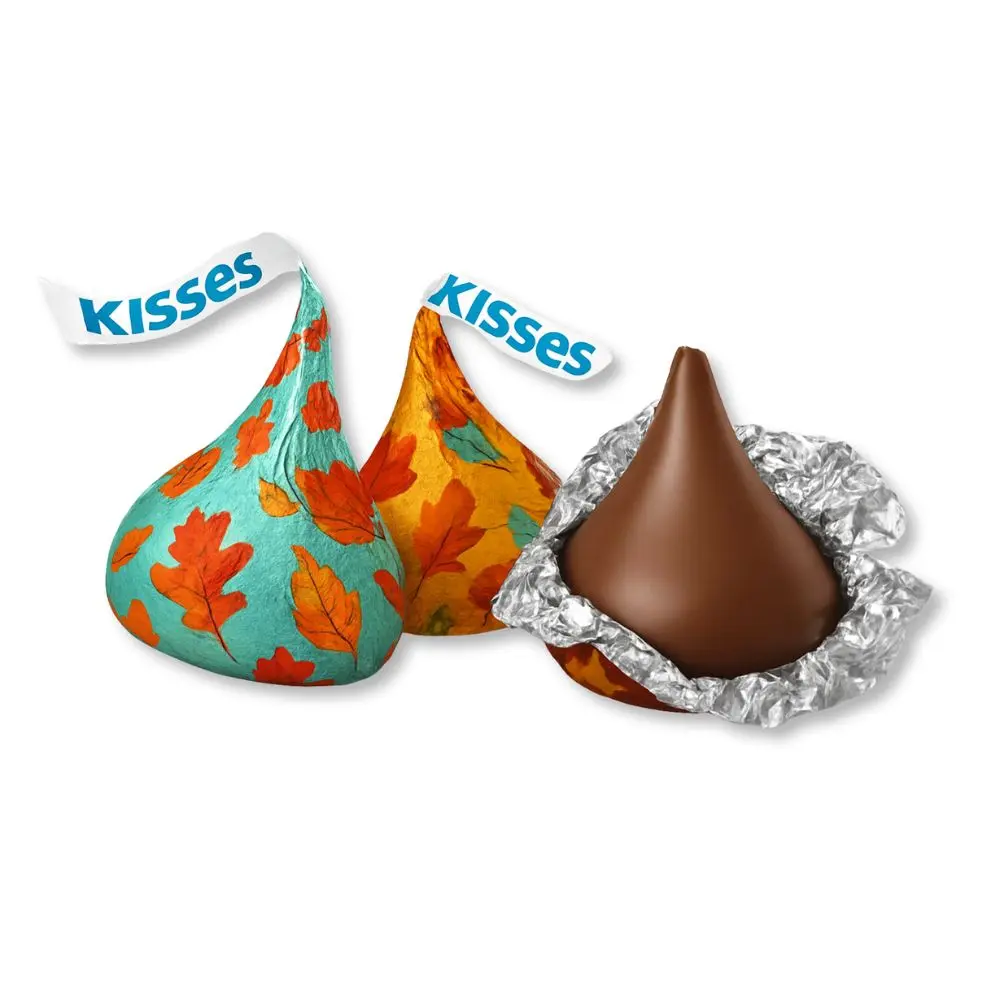 Hershey's Kisses Milk Chocolate – Fall Foils – Bulk Value Bag