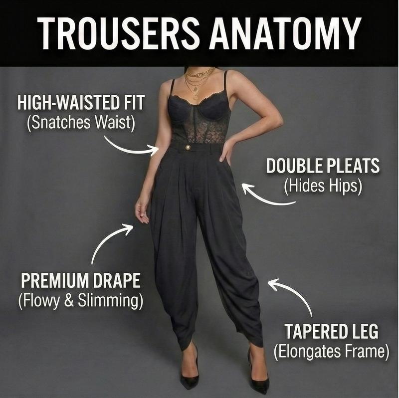 ChicCurve Modern Elegance Pants - Sleek Sophisticated Design for Any Occasion Versatile for Casual Outings & Formal Events Elevate Your Style