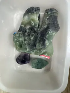 Dinosaur Crystal Skull Carving