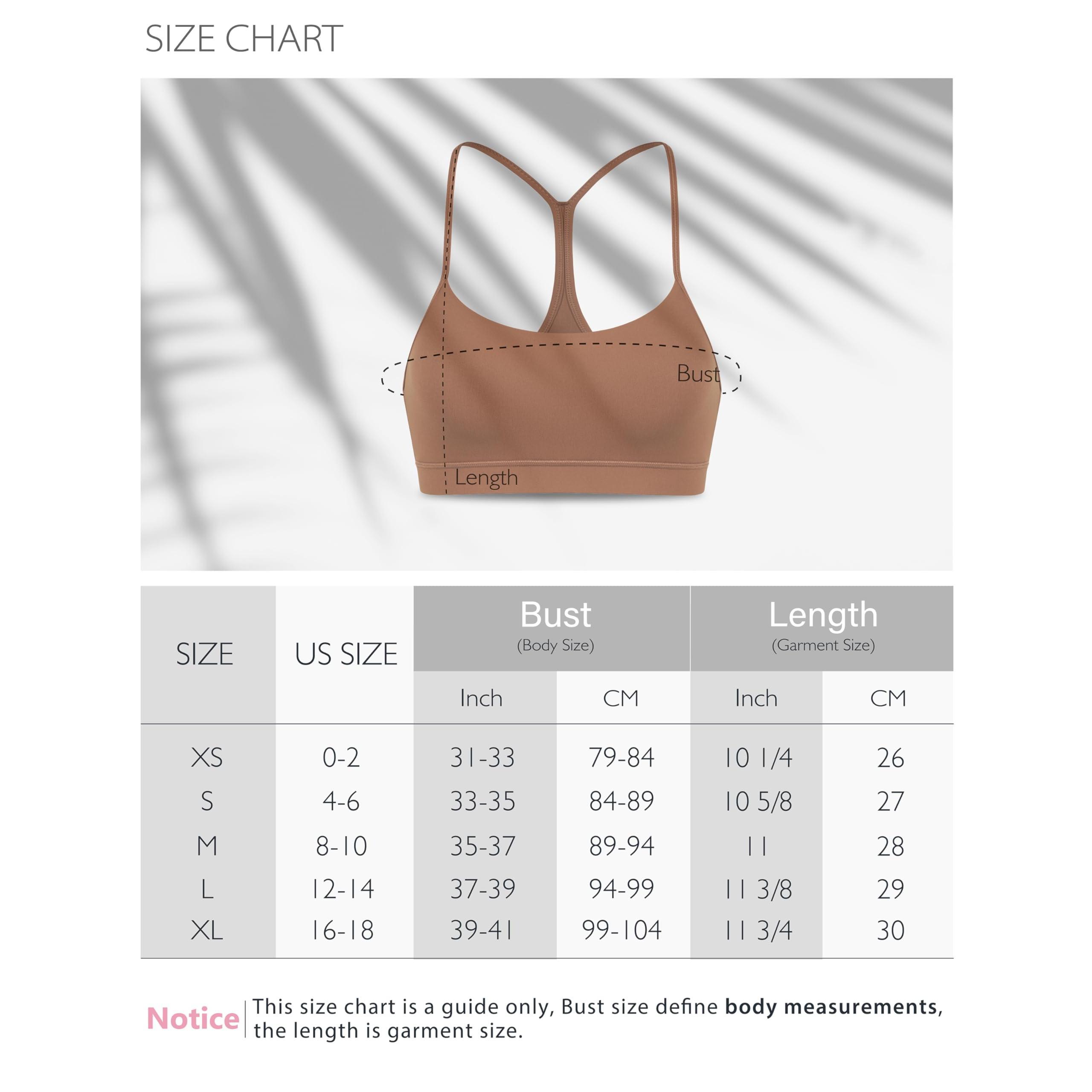 ODODOS Cloud Feeling Y Racerback Sports Bra for Women Wirefree Padded Strappy Yoga Bra