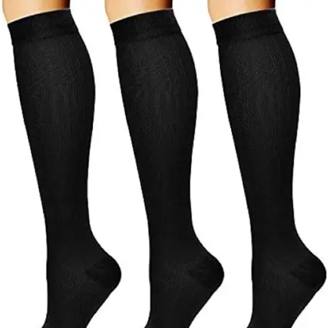JSLEAP 3 Pairs Compression stockings for Women and Men Best Compression Socks for Running,Athletic,Cycling