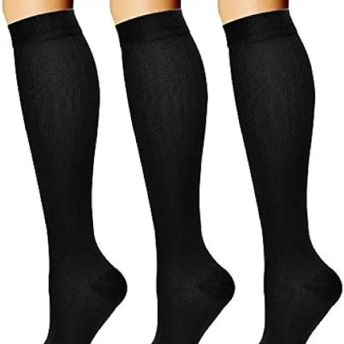 JSLEAP 3 Pairs Compression stockings for Women and Men Best Compression Socks for Running,Athletic,Cycling