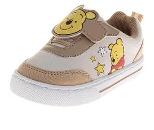 Winnie The Pooh Sneakers Boys  Hundred Acre Wood Comfort Fit Casual Wear Durable Sole Easy Closure (Toddler / Big Kid)