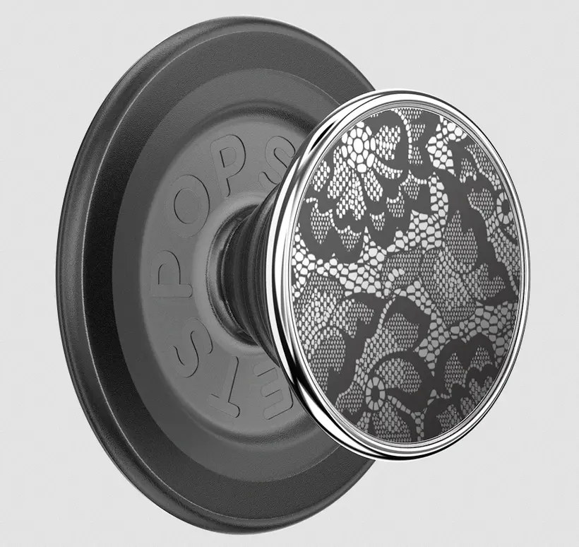 popsockets Enamel Black Veil  MagSafe PopGrip