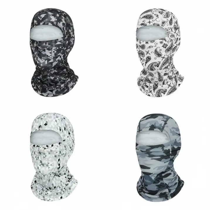 Breathable Balaclava Ski Mask for Men & Women, Full Face Cover with Cooling UV Protection for Athletic Cycling & Running, Ski Mask Balaclava, Athletic Face Masks