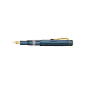 Kaweco AL Sport Piston Navy and Gold Fountain Pen