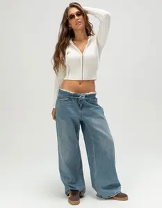 RSQ Womens Low Rise Ultra Baggy Jeans