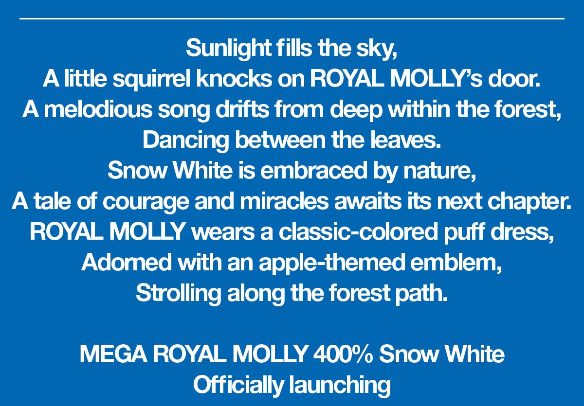 POP MART MEGA ROYAL MOLLY 400% Snow White