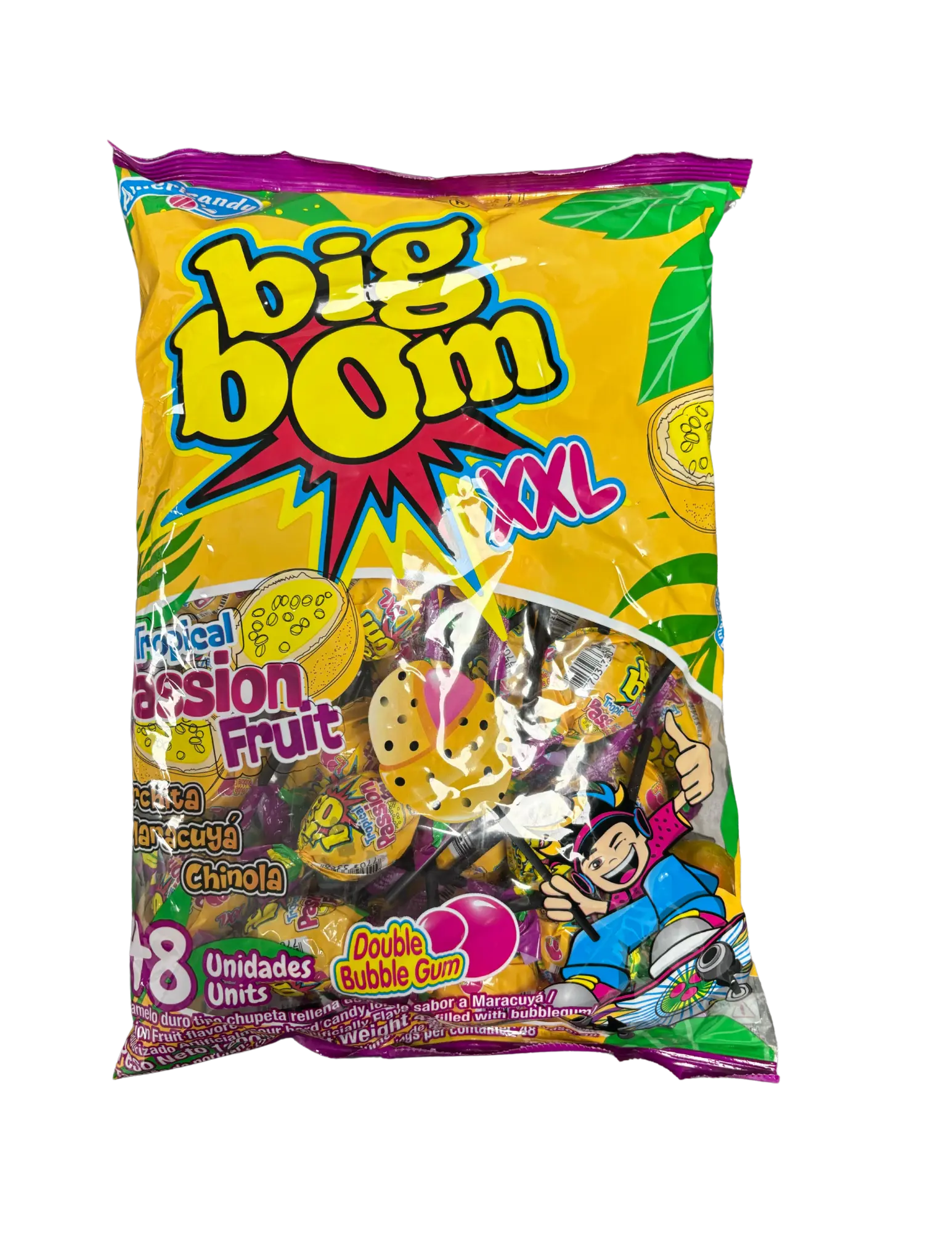 Americandy XXL Lollipops, Passion fruit