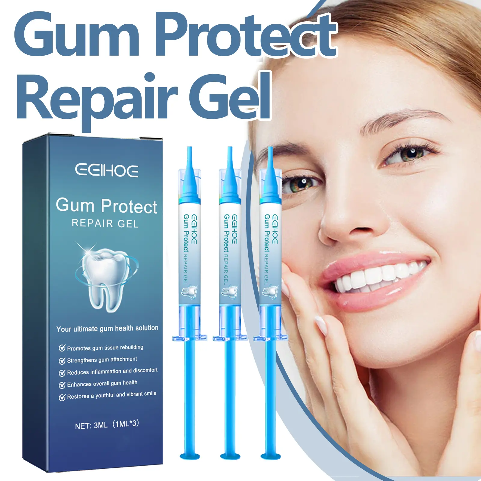 Gum Protect Dental Repair Gel Whitening Oral