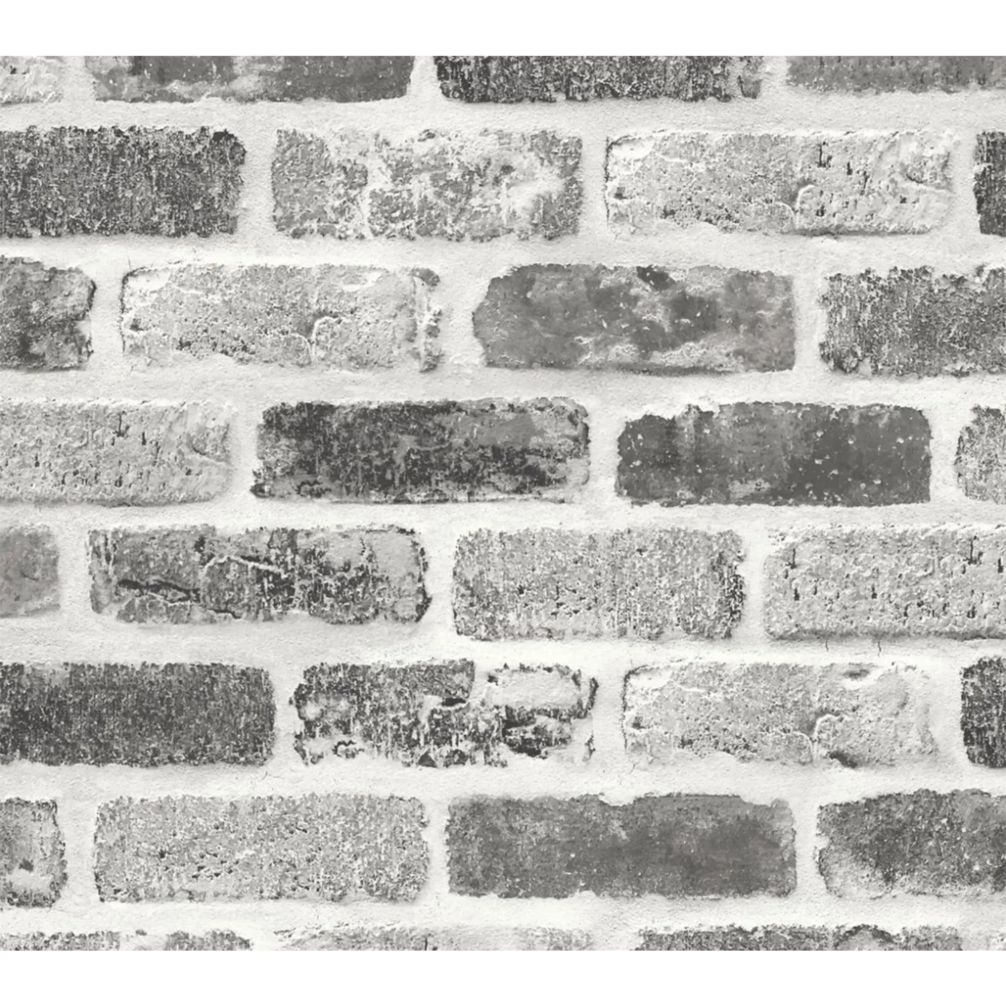 NextWall Washed Faux Brick Peel and Stick Wallpaper Roll NextWall Washed Faux Brick Peel and Stick Wallpaper Roll