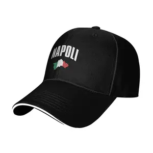 Naples Italy Italian Flag Baseball Sandwich Cap Golf Hat Outdoor Casual Hat Daily Sports Snapback Cool Hats