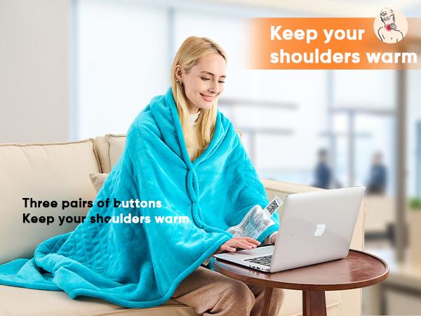 Greenoak Heated Blanket Electric Throw 50"X60", Heating Blanket with 10 Heat Levels 8 Hours Auto-Off,Fleece Soft Christmas Blanket,Gifts for Grandma Seniors Mom Greenoak Heated Blanket Electric Throw 50"X60", Heating Blanket with 10 Heat Levels 8 Hours Auto-Off,Fleece Soft Christmas Blanket,Gifts for Grandma Seniors Mom