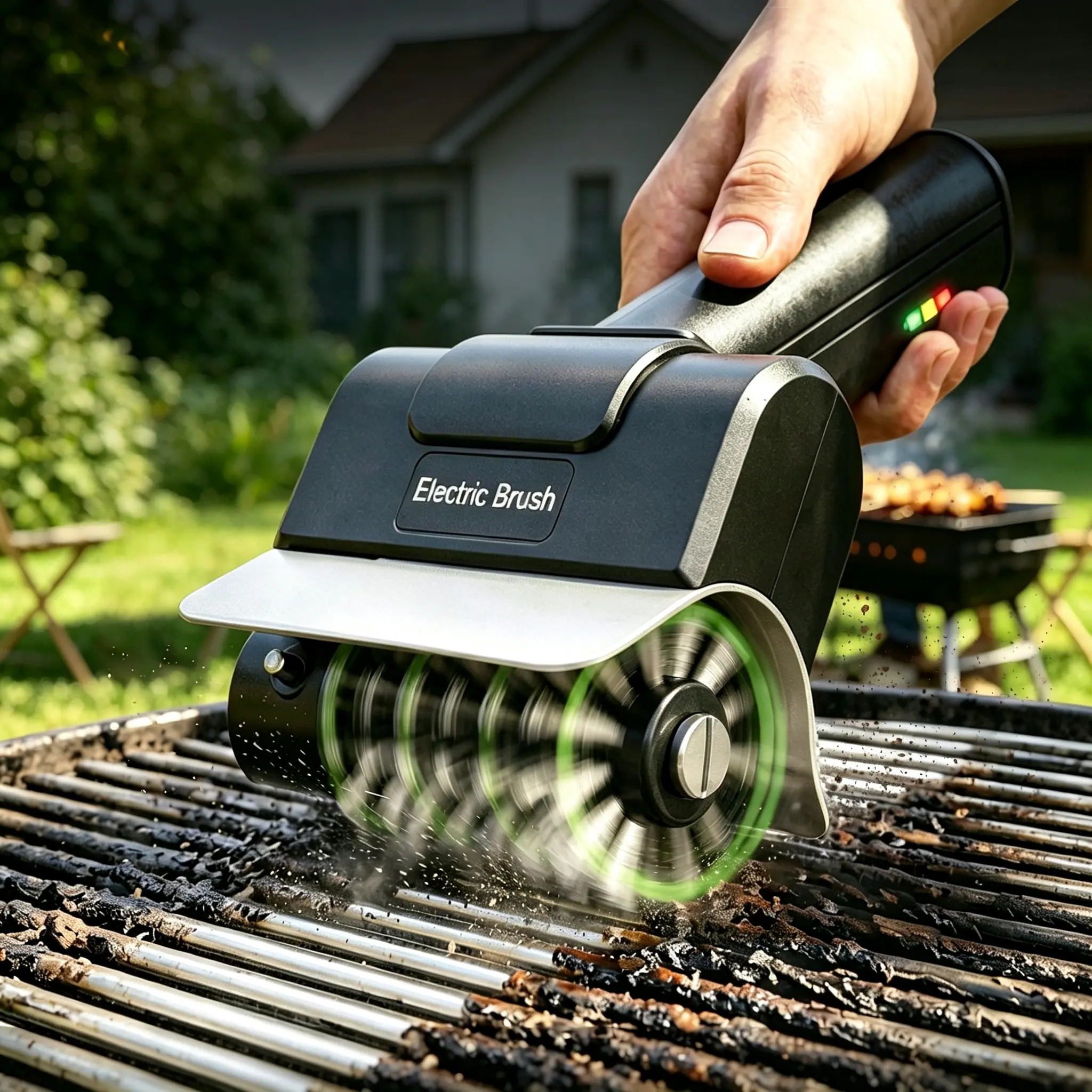 【Summersale】Electric BBQ Grill Brush – 2000mAh Rechargeable Grill Cleaner 2026 with High-Speed Motor & Stainless Steel Bristles, Automatic Heavy Duty BBQ Grate Cleaning Tool, summerwins