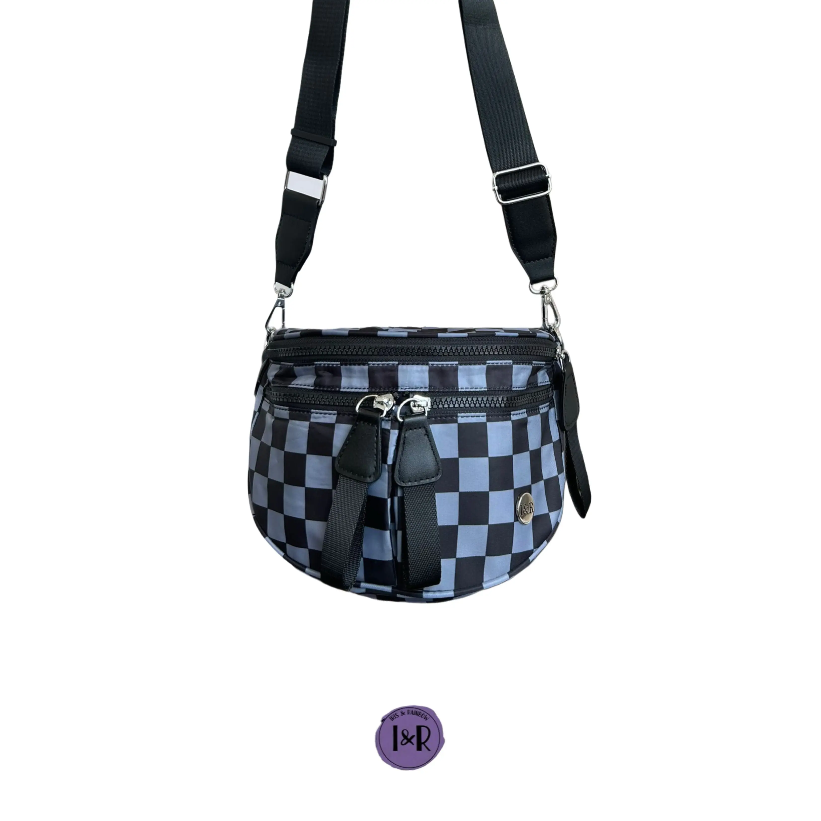 Black Grey Checkered