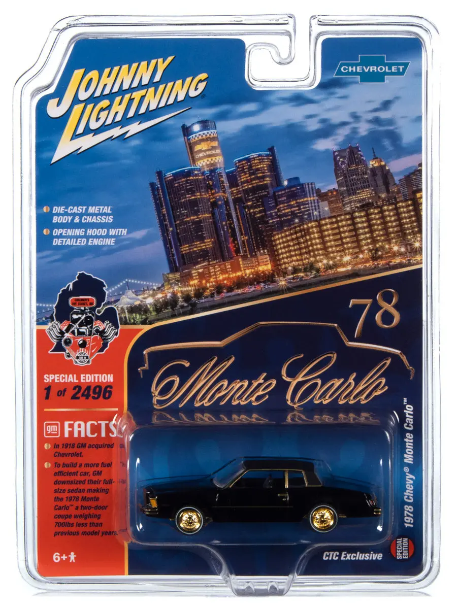 Johnny Lightning CTC Exclusive 1978 Chevy Monte Carlo Diecast Model Car