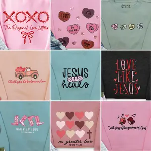Love in Faith® Valentine’s Day Christian Sweatshirt | Cozy Faith-Based Love Pullover | Perfect Valentine’s Gift