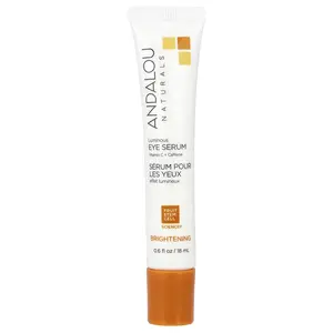 Andalou Naturals Luminous Eye Serum, Brightening, 0.6 fl oz (18 ml)