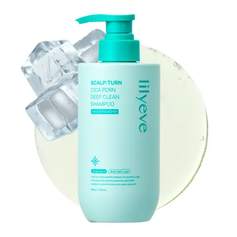 [LILYEVE] SCALPTURN Cica PDRN Shampoo | Dandruff Care Shampoo for Flaky, Itchy & Problem Scalp | 16.91 fl. oz.