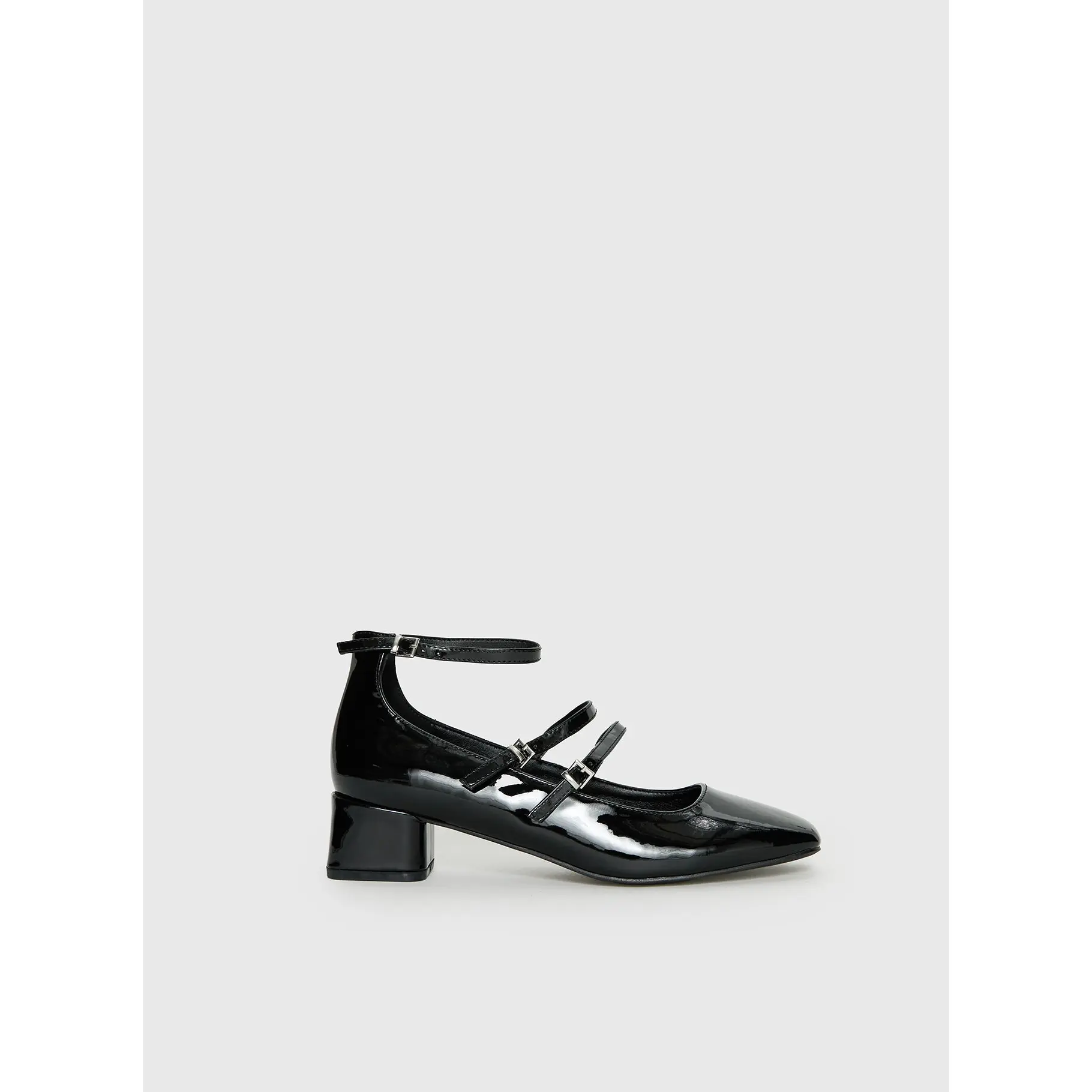 Berta Heels Black Patent