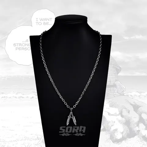 Thorfinn Dagger Chain 316L Stainless Steel Dangling Charms Necklace Necklace Set