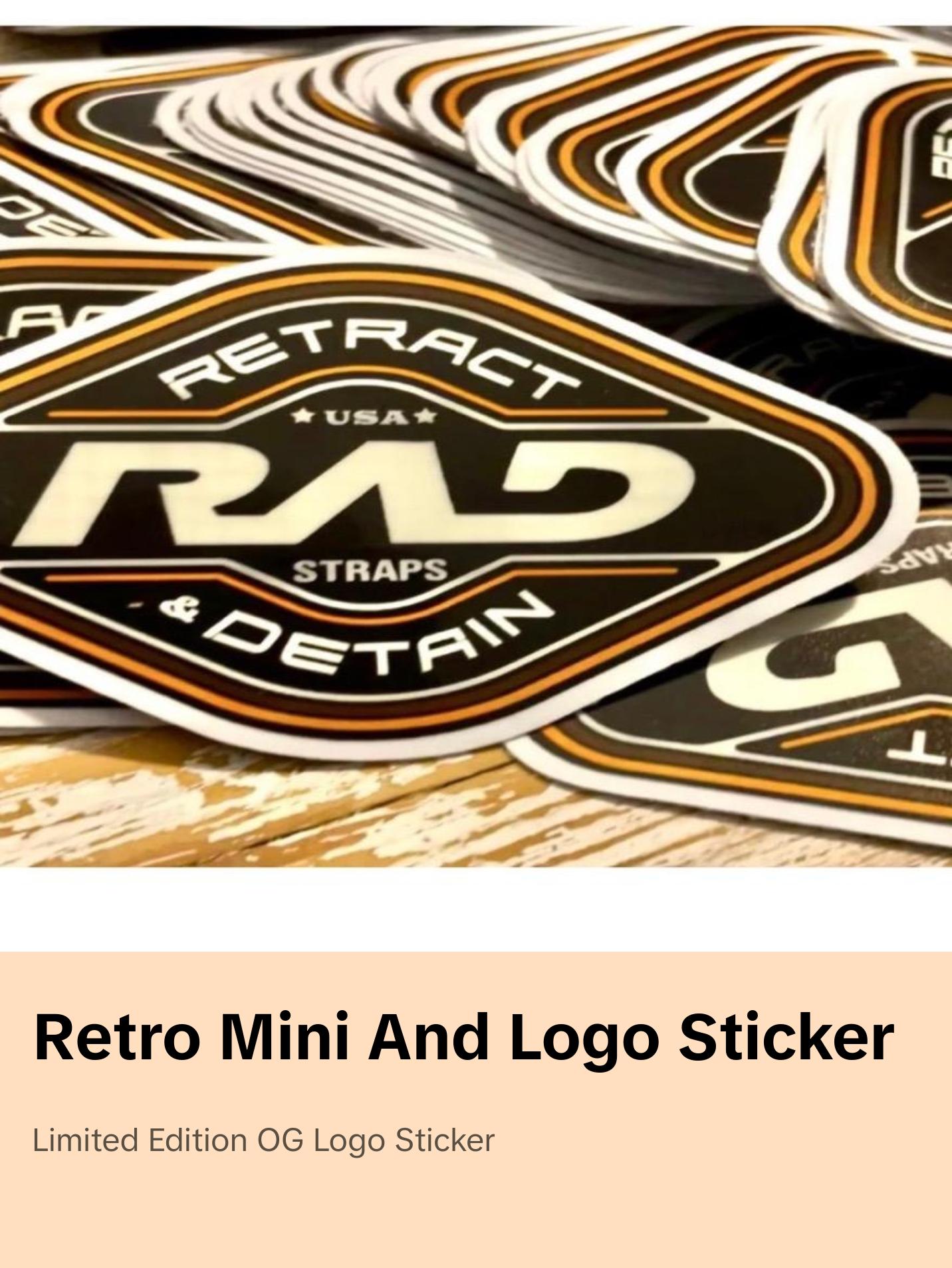 RAD Retro Mini Sticker - TikTok Shop