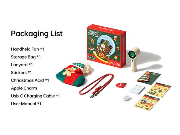 JISULIFE Handheld Fan Life10 Portable Rechargeable Fan Up to 22H Working 5 Speeds Mini fan Ideal for Christmas Birthday Travel Concert Gift for Women Men Teens Kids