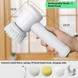 Multi-Function Handheld Electric Cleaning Brush | Powerful Home Cleaning Tool