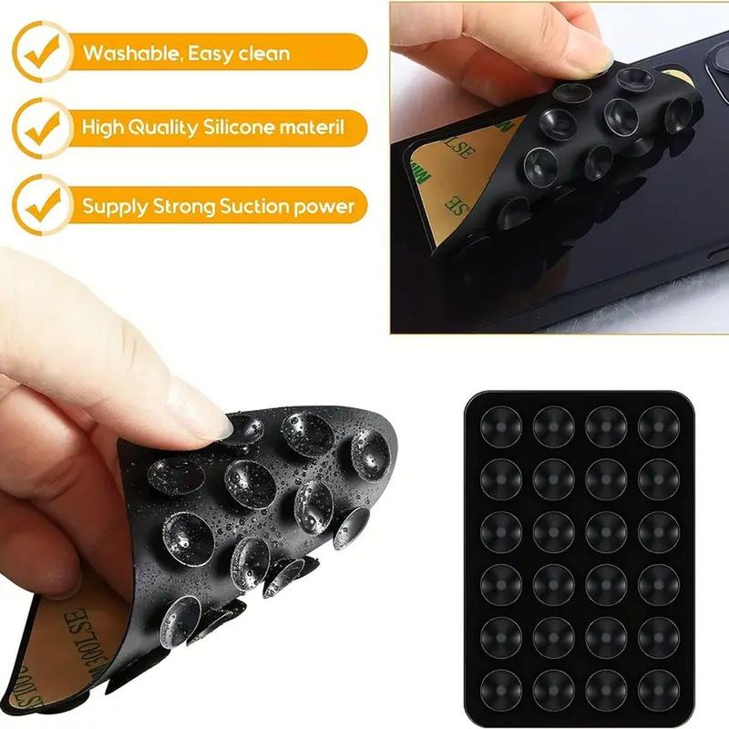 2PCS Phone Silicone Suction Cups，Strong suction force Color combinations diverse options，Phone Case Mount Hands-Free Sticky Cell Phone Grip, Mobile Fidget Mirror Holder for Selfies and Videos,Clear out the inventory