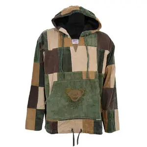 Grateful Dead Dancing Bear Patchwork Hoodie