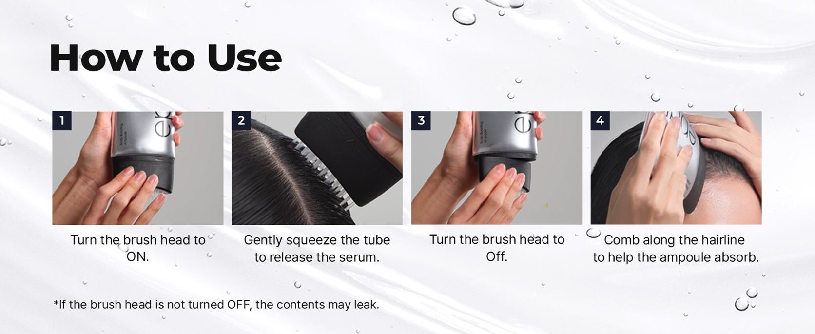 EPAIS Scalp Boosting Ampoule Jumbo Size 5.07 fl oz with Comb Brush Applicator for Reduced Hair Loss & Shedding Daily Haircare Enhances Growth