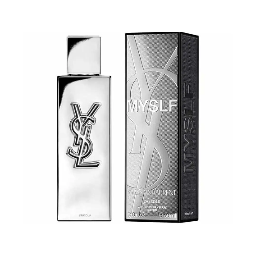 Yves Saint Laurent Myslf L'Absolu Parfum 2 oz | Luxury Men's Parfum with Bergamot, Orange Blossom & Woods | Long-Lasting Yves Saint Laurent Fragrance