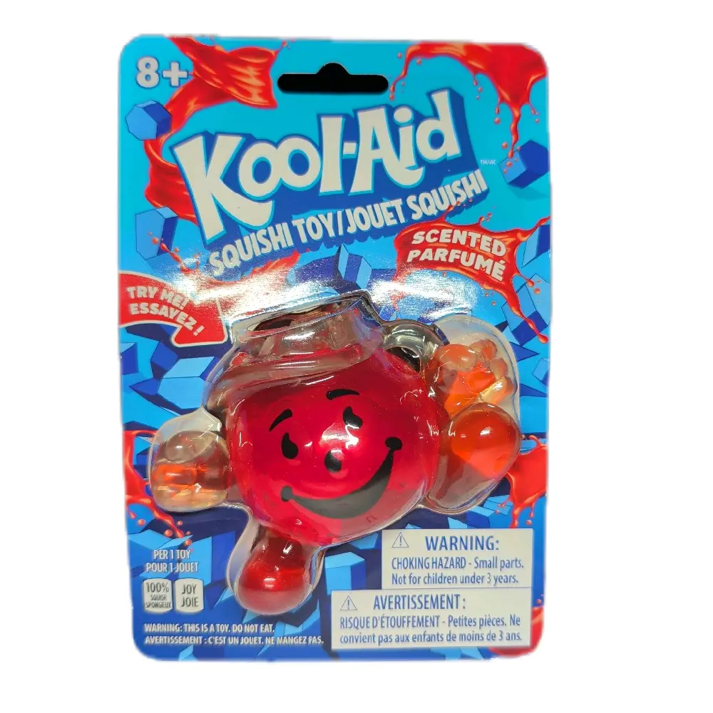 KOOL- AID SQUISHI TOY!!! ( SCENTED ) STRESS RELIEF AND FUN IN ONE!!  FOR YEARS 8+ GREAT FOR STRESS RELIEF!!