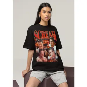 Scream Movie T-Shirt – Billy & Stu Graphic Tee