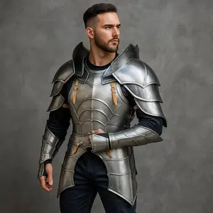 Handmade Medieval Knight Full Body Armor: Wearable Steel LARP Cosplay