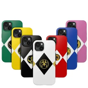 Trendy Power Rangers Tough Phone Case for iPhone 11, 12, 13, 14, 15, 16, 17 Pro Max Plus – Anti-Drop, Waterproof, Shockproof, Scratch-Resistant Full Protection with Glossy Finish.