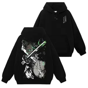 [Ace Shop] Roronoa Zoro King Of Hell - One Piece Op #70 Hoodie T-Shirt Sweatshirt Retro Vintage Unisex Graphic 90s Cotton, Gift For Wibu, Anime Manga Y2K Streetwear