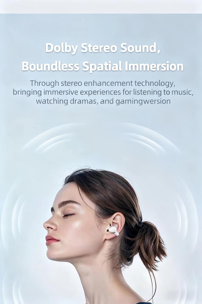 Fluffdrip Q10 2026 Wireless Earbuds 2 Pairs Clip-On Sleep TWS Couples Fashion Mini Headset Music Gaming Deep BassClip-on Sleep earbuds Stereo HD Calling  for Android iPhone Sports Earpieces tiny size invisible earbuds 2-in-1 wireless bluetooth twins