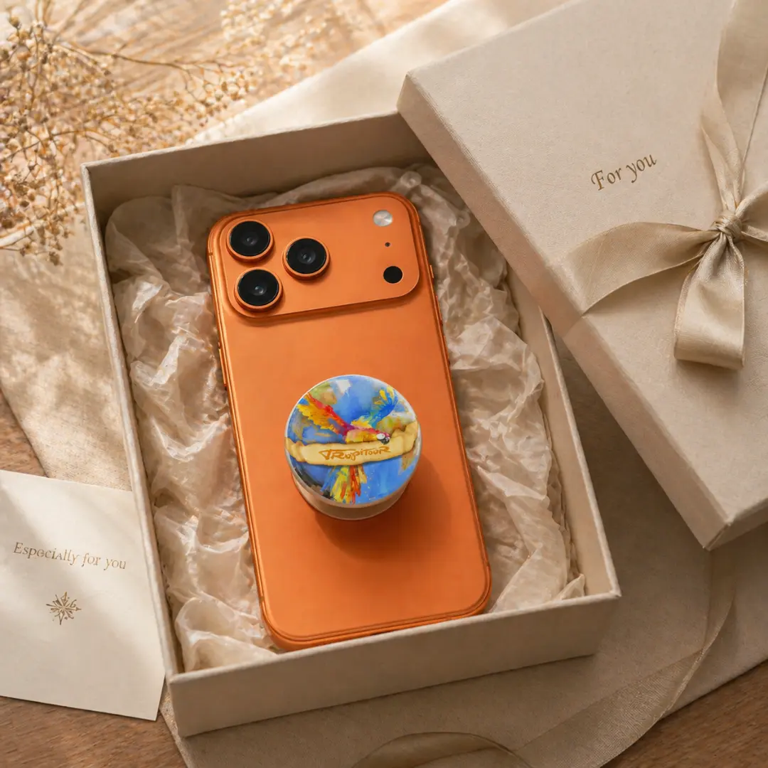 New KG Tropitour Phone Grip, Latina New Album Popsocket, Stylish Phone Accessories For Hip Hop Lovers