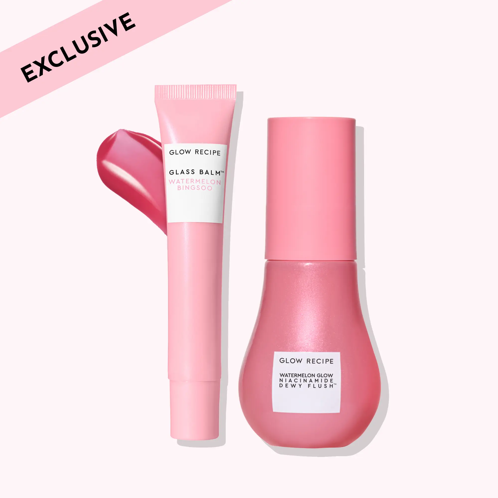 Glow Recipe TikTok Exclusive Korean Beauty Watermelon Skincare Kit - Tinted, Radiant, Gentle, Smoothing Serum Bundle with Hyaluronic Acid, Glycerin, Moisturizer, Balm for Dewy Glow Up, Morning Routine, Dark Spots Treatment, Refreshed Look, Radiant Skin, R