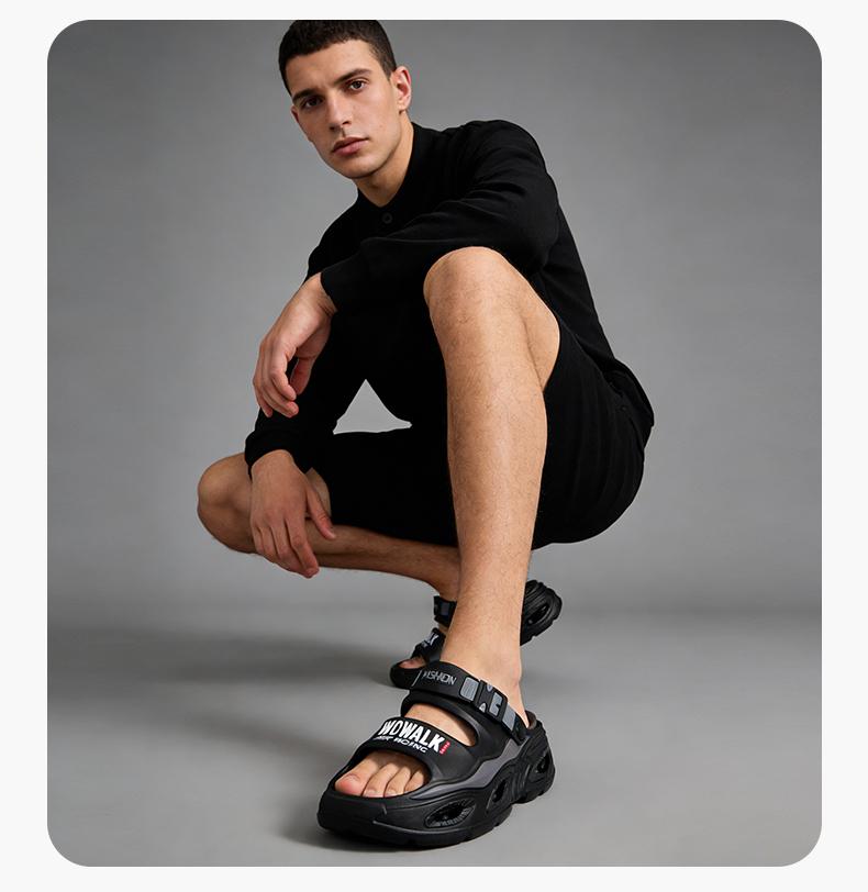 Men's Stylish Comfortable Sandals Soft Non-Sore Anti- Slip for Office Travel Beach Home All-Day Comfort Versatile Design Perfect for Every Occasion