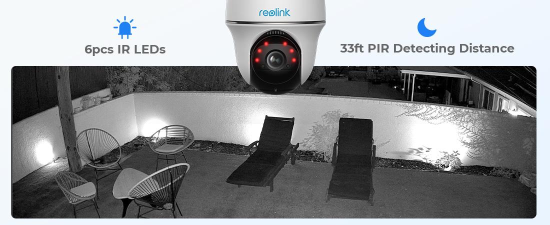 Reolink Argus PT with 3W Reolink Solar Panel 2K+ 5MP WIFI Outdoor Batttery Security Camera, Dual-Band WiFi, Smart Detection Reolink Argus PT with 3W Reolink Solar Panel 2K+ 5MP WIFI Outdoor Batttery Security Camera, Dual-Band WiFi, Smart Detection