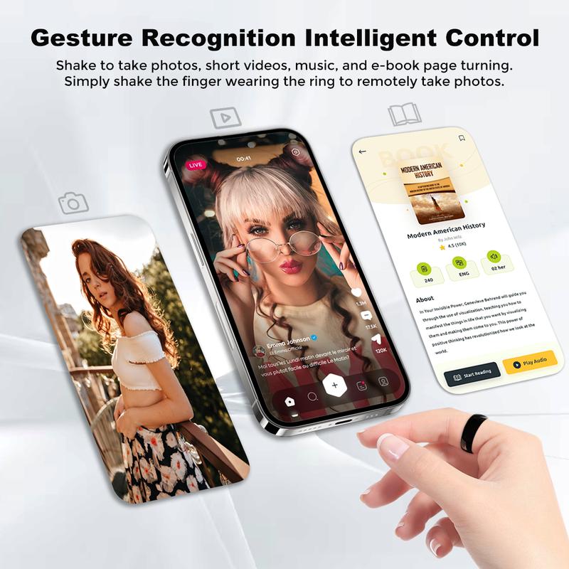 MIRO R1E ECG Smart Ring: 24/7 Health & Fitness Tracker | Heart Rate, Sleep Monitor (Non - Medical) MIRO R1E ECG Smart Ring: 24/7 Health & Fitness Tracker | Heart Rate, Sleep Monitor (Non - Medical)