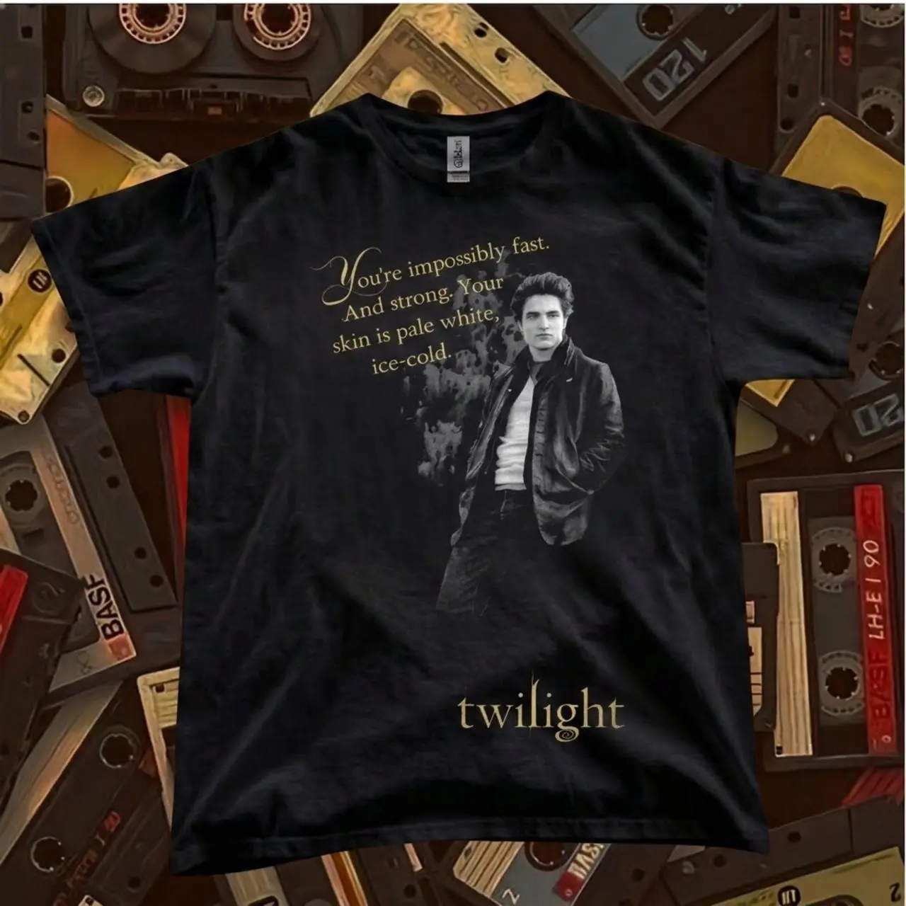 Edward Cullen Vintage Graphic  T-Shirt