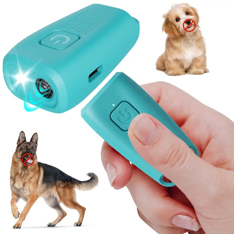 Stop Dog Barking Fast & Safely, Ultrasonic Bark Deterrent for Indoor Outdoor Use, Anti Barking Device for Dogs with 4 Modes, 50ft Range, Easy to Use No Bark Device for a Quieter Home Outside Automatic