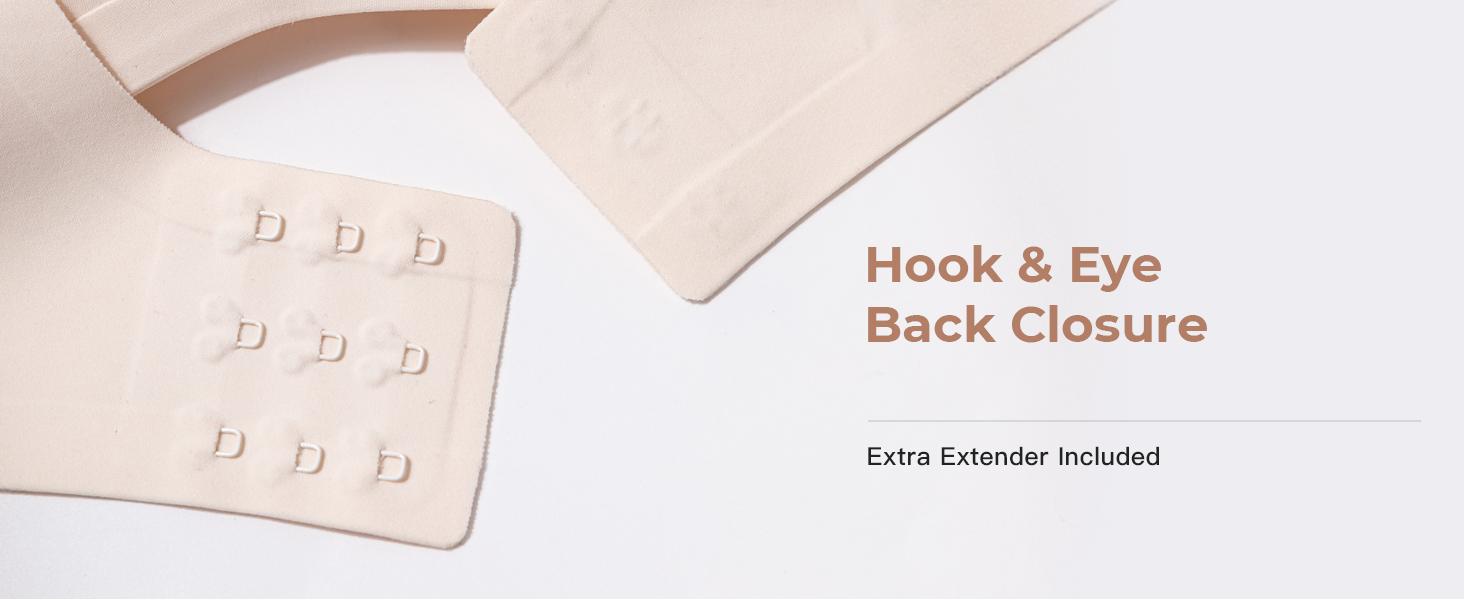 Lehoba Women's Deep V Wireless Push Up Bra Minimalist Supportive Jelly Bra Seamless Comfortable Bras Adjustable Straps & Full Coverage Seamless Everyday Comfort Bralettes with Removable Padding & Replace Padding